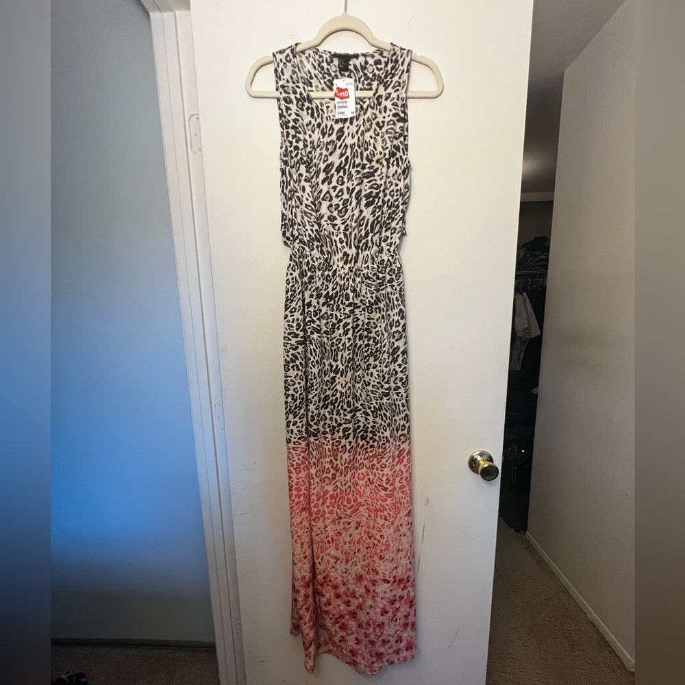 Leopard Print Sleeveless Dress